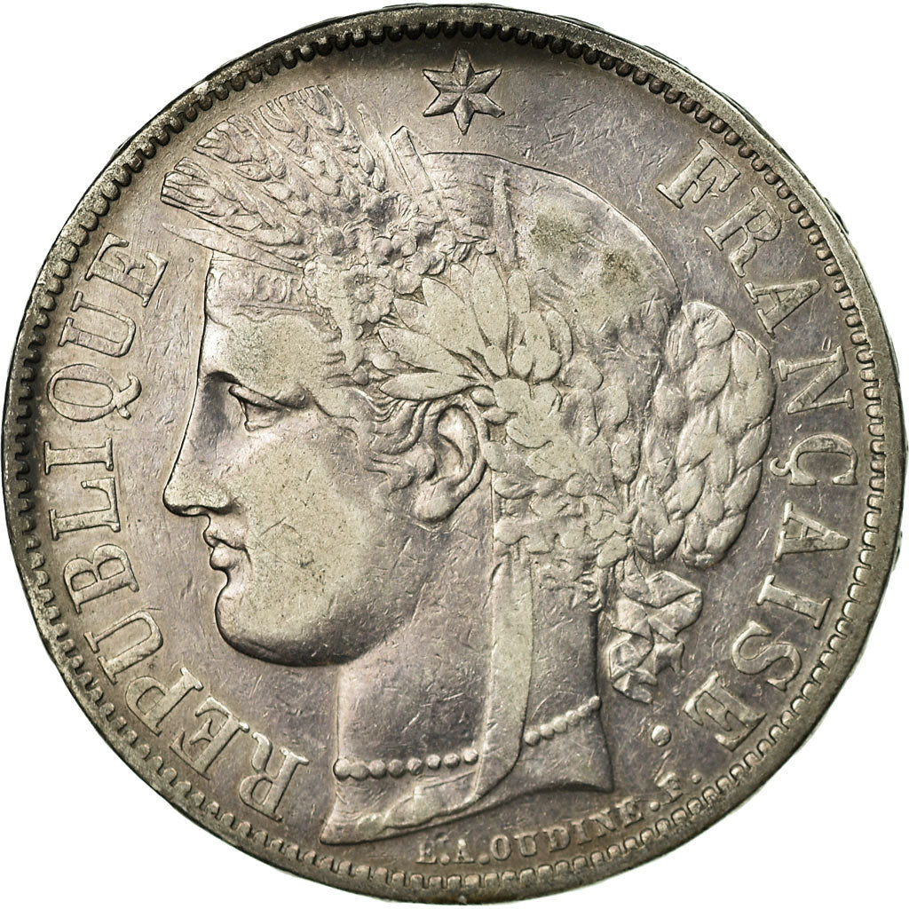 Monnaie, France, Cérès, 5 Francs, 1870, Paris, TB+, Argent, Gadoury:742