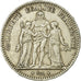Coin, France, Hercule, 5 Francs, 1877, Bordeaux, EF(40-45), Silver, KM:820.2