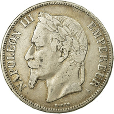 Coin, France, Napoleon III, 5 Francs, 1870, Paris, VF(30-35)