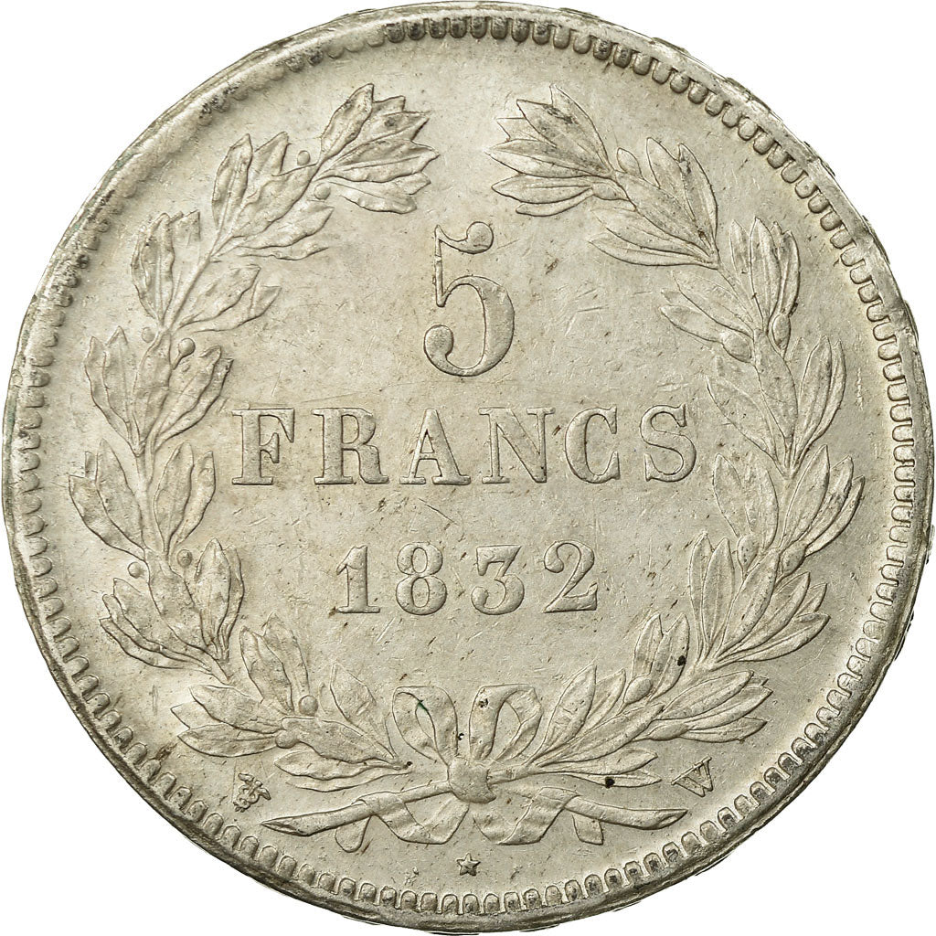 Monnaie, France, Louis-Philippe, 5 Francs, 1832, Lille, TTB, Argent