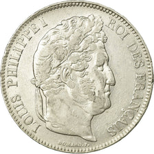 Monnaie, France, Louis-Philippe, 5 Francs, 1833, Bordeaux, TTB, Argent