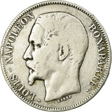 Coin, France, Napoléon III, 5 Francs, 1852, Paris, VF(20-25), Silver, KM:773.1