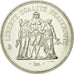 Coin, France, Hercule, 50 Francs, 1974, ESSAI, MS(64), Silver, KM:E117