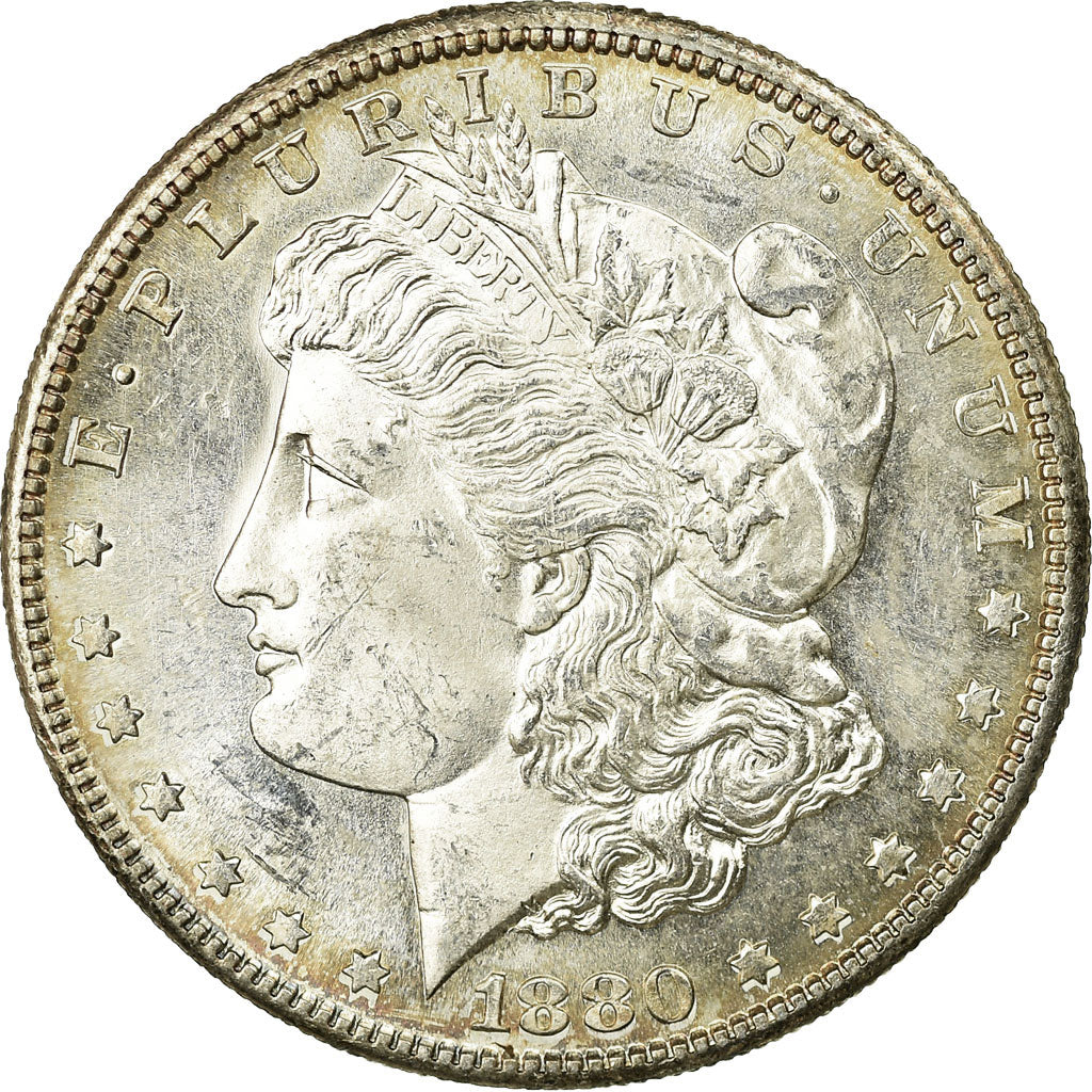 Moneda, Estados Unidos, Morgan Dollar, Dollar, 1880, U.S. Mint, San Francisco