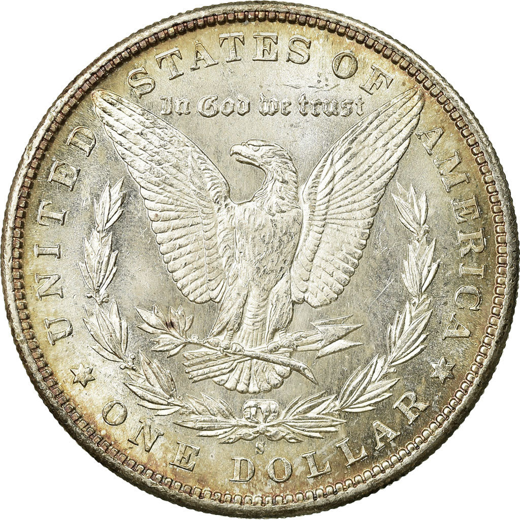Moneda, Estados Unidos, Morgan Dollar, Dollar, 1880, U.S. Mint, San Francisco