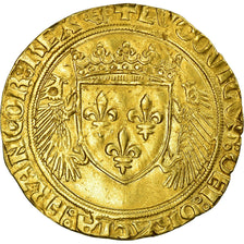 Coin, France, Louis XII, Ecu d'or aux Porcs-Epics, Bayonne, AU(50-53), Gold