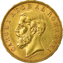 Monnaie, Roumanie, Carol I, 20 Lei, 1890, Bucarest, TTB+, Or, KM:20