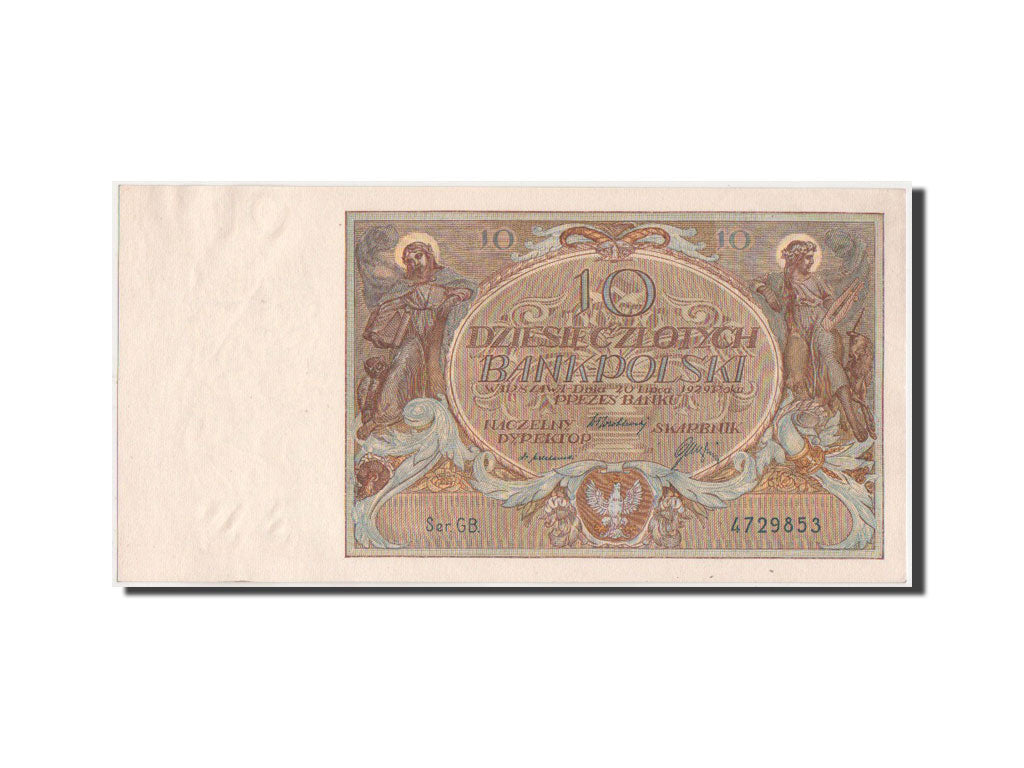 Poland, 10 Zlotych, 20.7.1929, KM:69