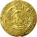 Moneta, Gran Bretagna, Edward III, Noble d'or, Calais, MB+, Oro, Spink:1521