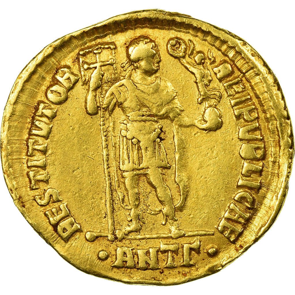 Coin, Valentinian I, Solidus, Antioch, EF(40-45), Gold, RIC:2a-xiii