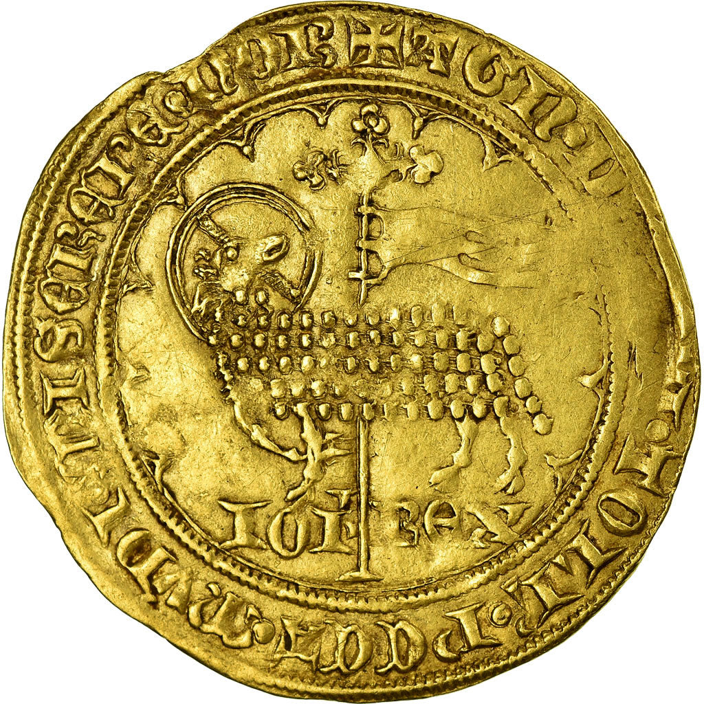 Coin, France, Jean II le Bon, Jean II le Bon, Mouton d'or, EF(40-45), Gold