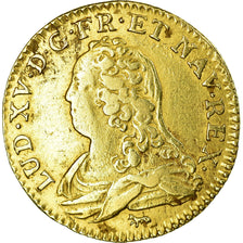 Monnaie, France, Louis XV, Louis d'or aux lunettes, Louis d'Or, 1726, Paris