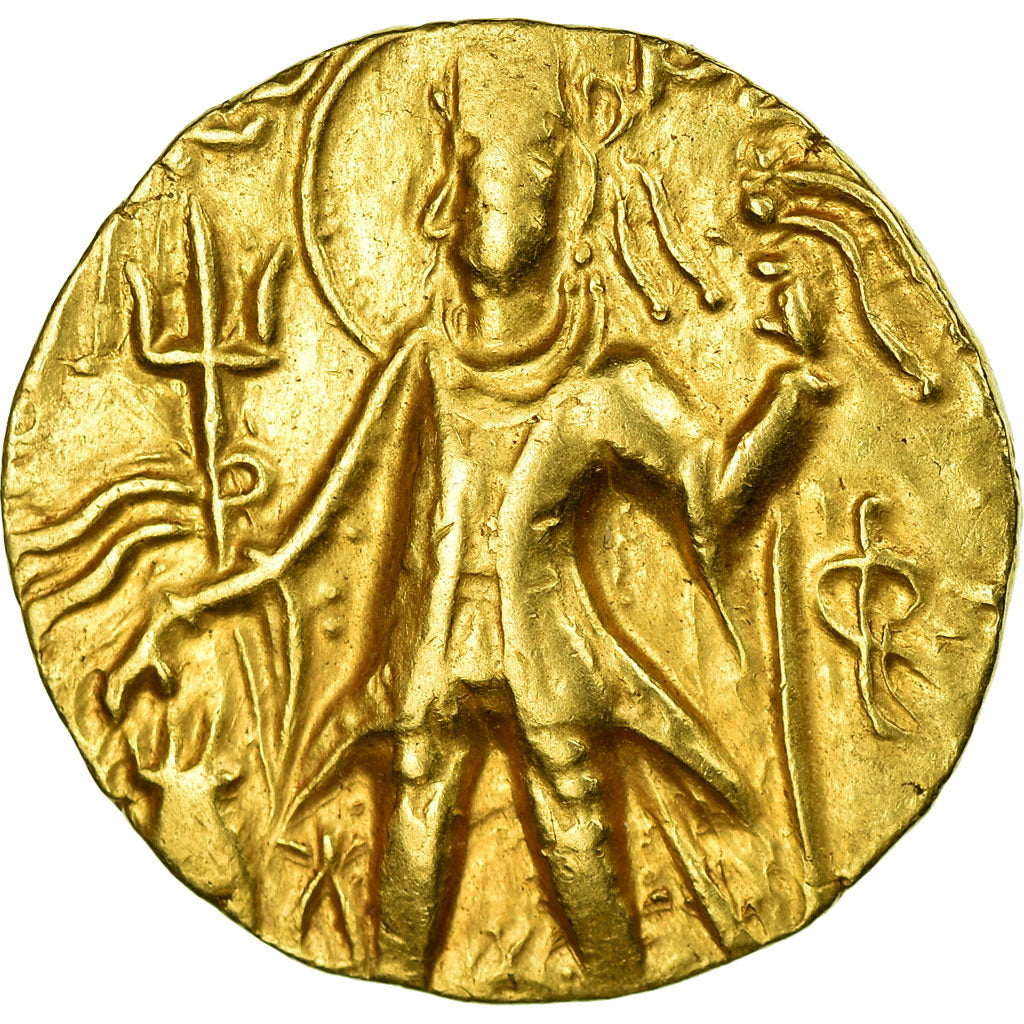 Coin, Kushan Empire, Vasu Deva III, Dinar, 260-300, AU(50-53), Gold