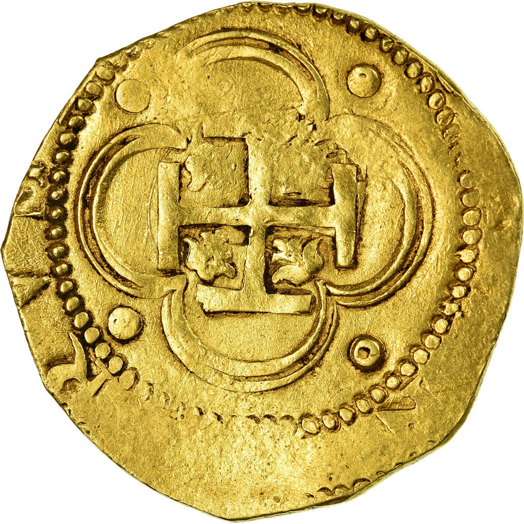 Coin, Spain, Philip II, 4 Escudos, Seville, VF(30-35), Gold