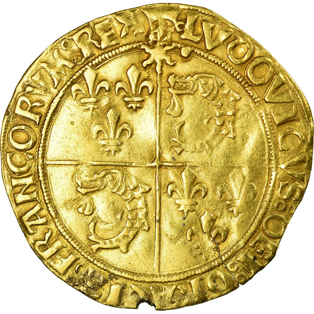 Münze, Frankreich, Louis XII, Ecu d'or, Cremieu, SS, Gold, Duplessy:654