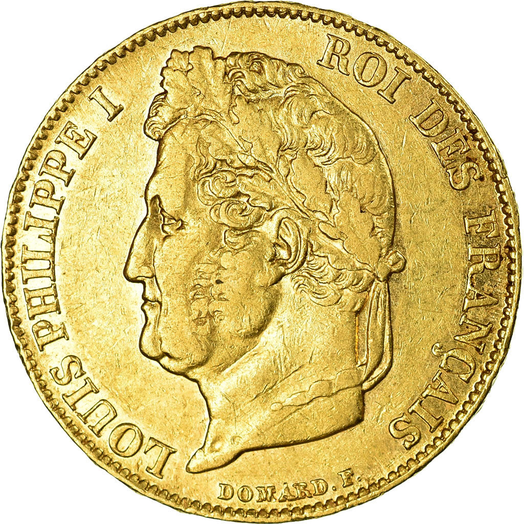 Munten, Frankrijk, Louis-Philippe, 20 Francs, 1842, Lille, ZF, Goud, KM:750.5