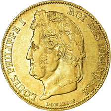 Munten, Frankrijk, Louis-Philippe, 20 Francs, 1842, Lille, ZF, Goud, KM:750.5