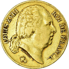Monnaie, France, Louis XVIII, 20 Francs, 1823, Lille, TTB, Or