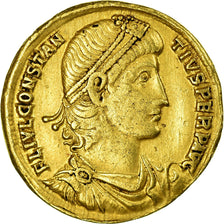 Coin, Constantius II, Solidus, Antioch, EF(40-45), Gold, RIC:183
