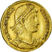 Coin, Constantius II, Solidus, Antioch, EF(40-45), Gold, RIC:183