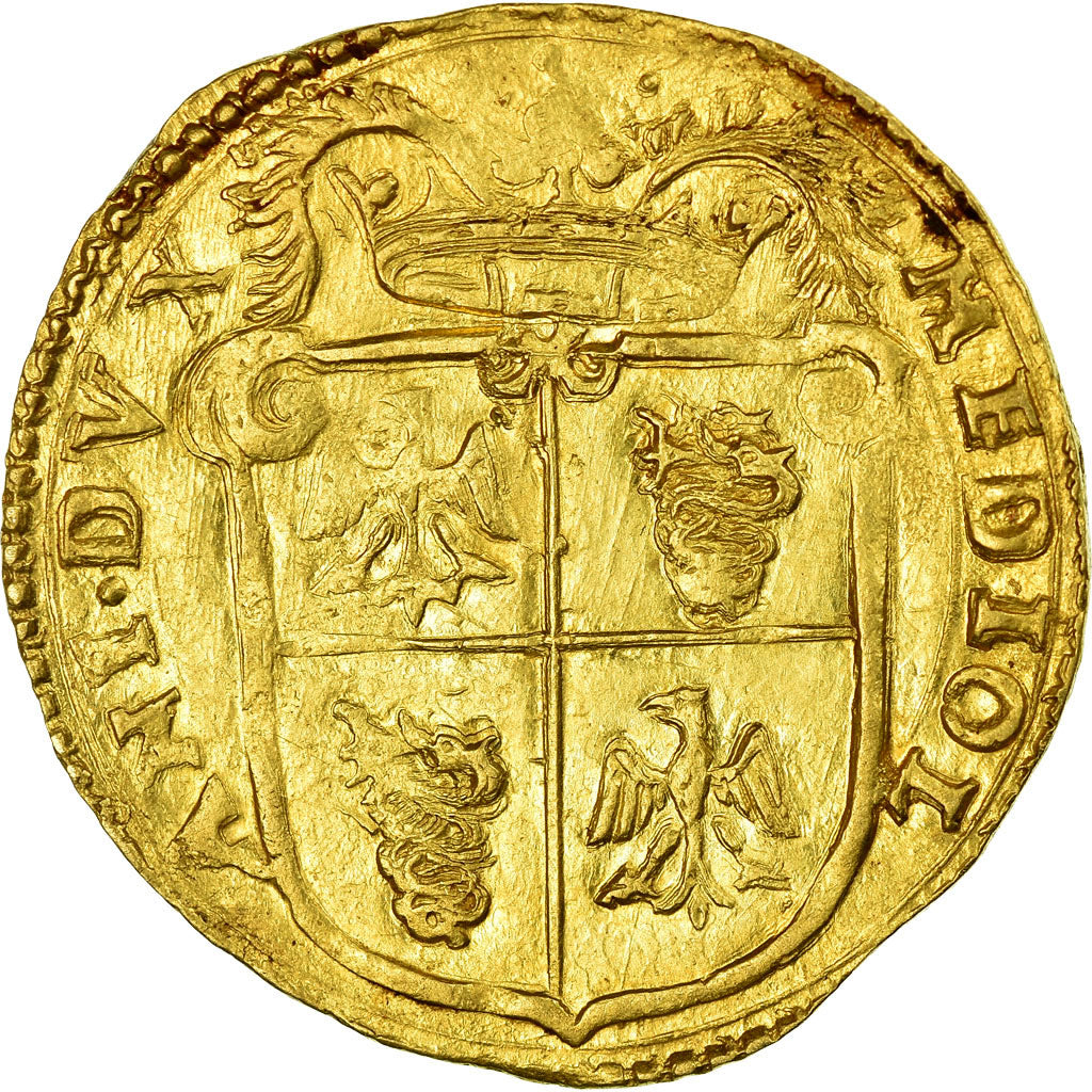 Coin, ITALIAN STATES, MILAN, Filippo II, Doppia, 1578, Milan, AU(50-53), Gold