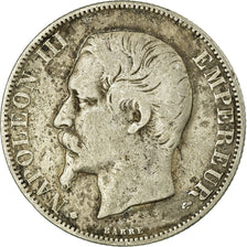Coin, France, Napoleon III, 2 Francs, 1856, Strasbourg