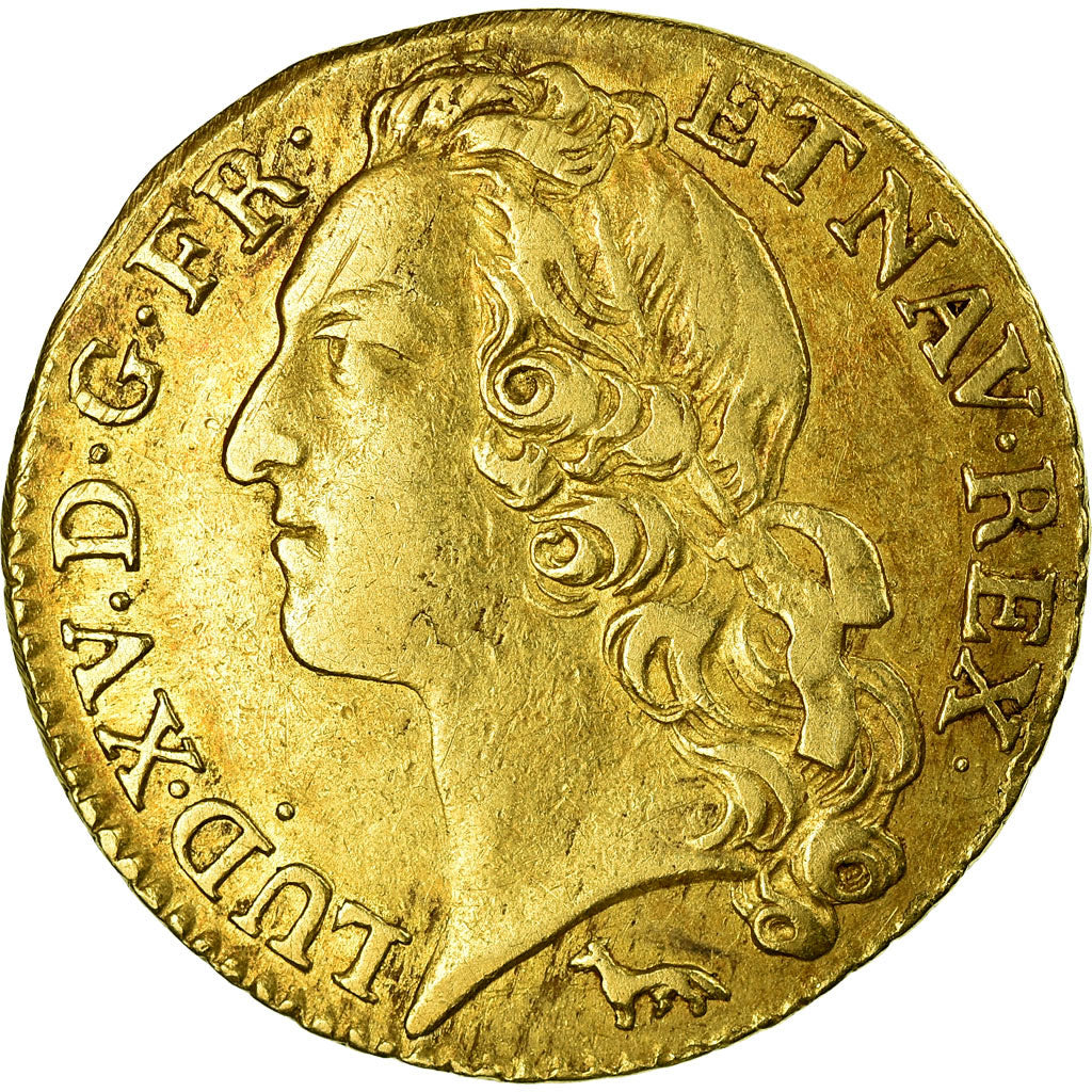 Monnaie, France, Louis XV, Louis d'or au bandeau, Louis d'Or, 1747, Paris, TTB