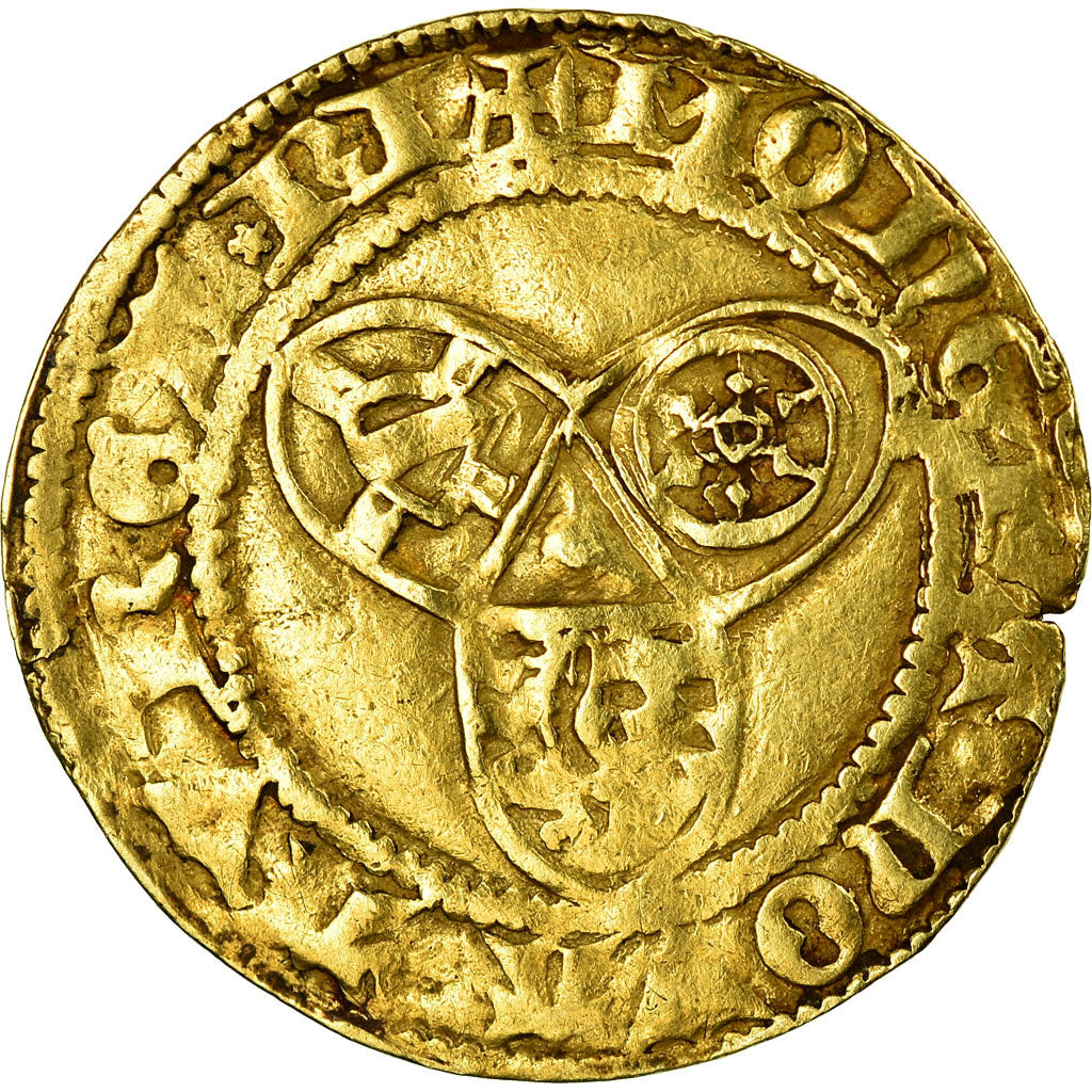 Moneta, Landy niemieckie, DIETRICH II VON MOERS, Goldgulden, Cologne, VF(30-35)