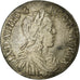 Moneda, Francia, Louis XIV, 1/2 Écu à la mèche longue, 1/2 Ecu, 1653