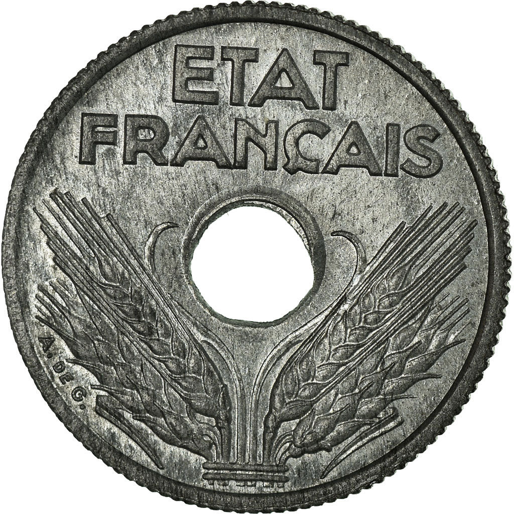 Monnaie, France, État français, 10 Centimes, 1943, ESSAI, SPL, Zinc