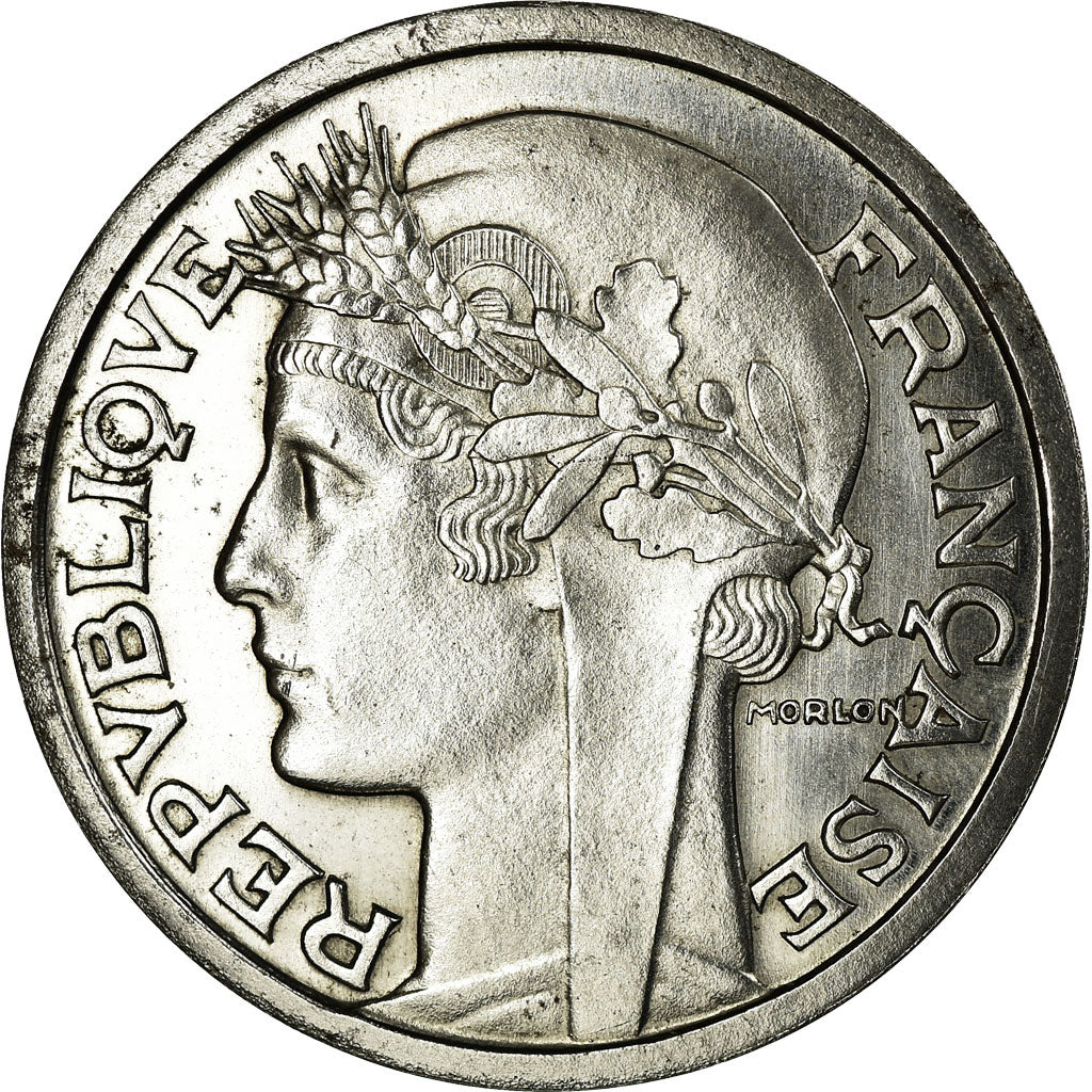 Coin, France, Morlon, 2 Francs, 1941, ESSAI, MS(60-62), Iron, Gadoury:114.3