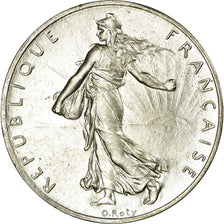 Coin, France, Semeuse, 2 Francs, 1927, Essai-Piéfort, MS(60-62), Silver