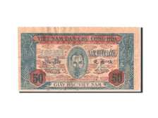 Banknot, Wietnam, 50 D<ox>ng, 1947, KM:11c, EF(40-45)
