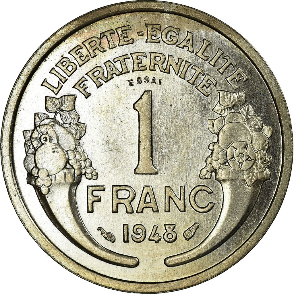 Monnaie, France, Morlon, Franc, 1948, ESSAI, SPL, Copper-nickel, Gadoury:102.2
