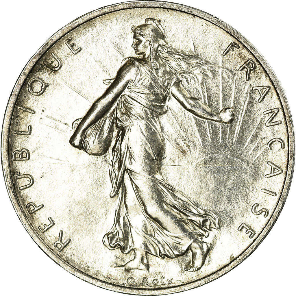 Monnaie, France, Semeuse, Franc, 1927, Essai-Piéfort, SUP+, Argent