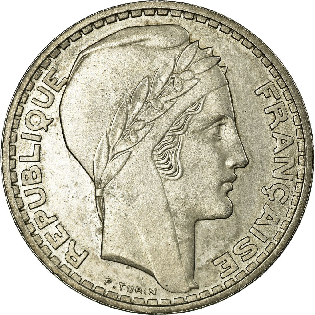 Münze, Frankreich, Turin, 20 Francs, 1945, Essai-Piéfort, VZ+, Copper-nickel