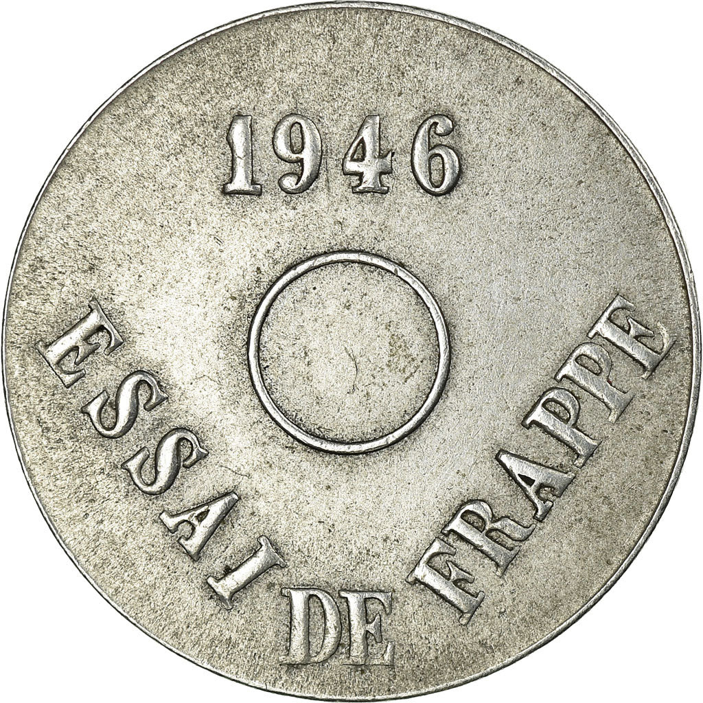 Moneta, Francja, Lindauer, 20 Centimes, 1946, Essai de frappe, AU(55-58)