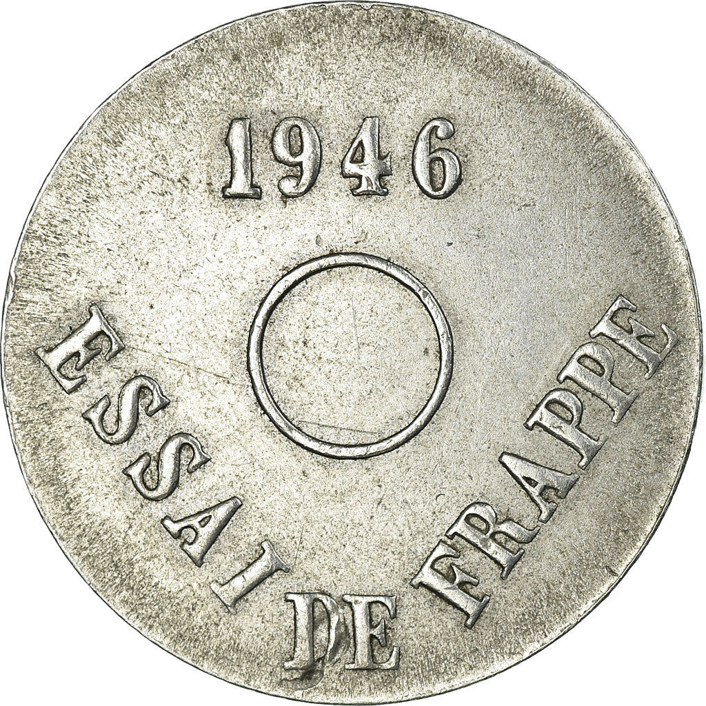 Moneta, Francja, Lindauer, 20 Centimes, 1946, Essai de frappe, AU(55-58)