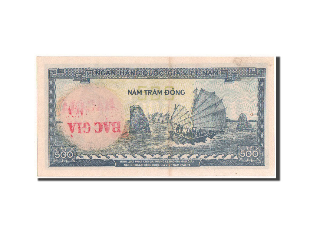 Billete, 500 D<ox>ng, 1966, Vietnam del Sur, KM:23x, EBC+