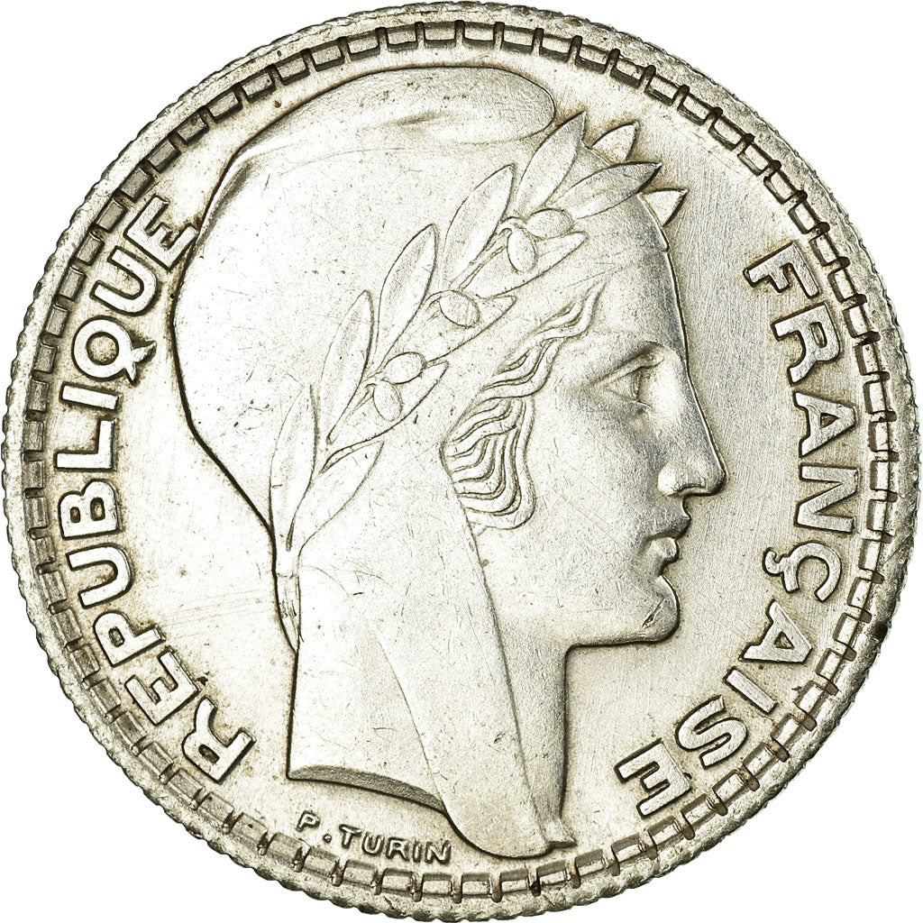 Moeda, França, Turin, 5 Francs, 1933, Epreuve, MS(60-62), Prata, Gadoury:140.8
