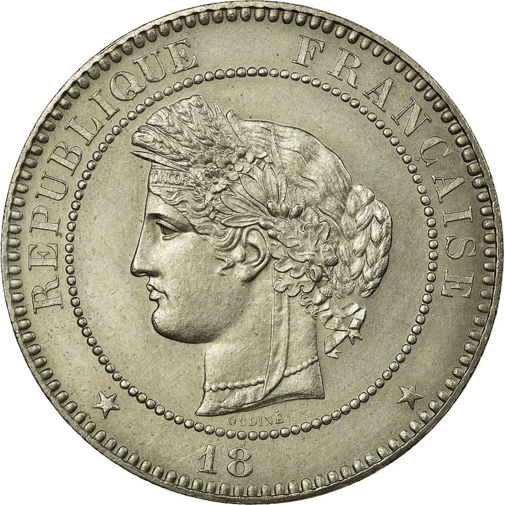 Coin, France, Lavrillier, 5 Francs, 18--, Essai de frappe, MS(63), Nickel