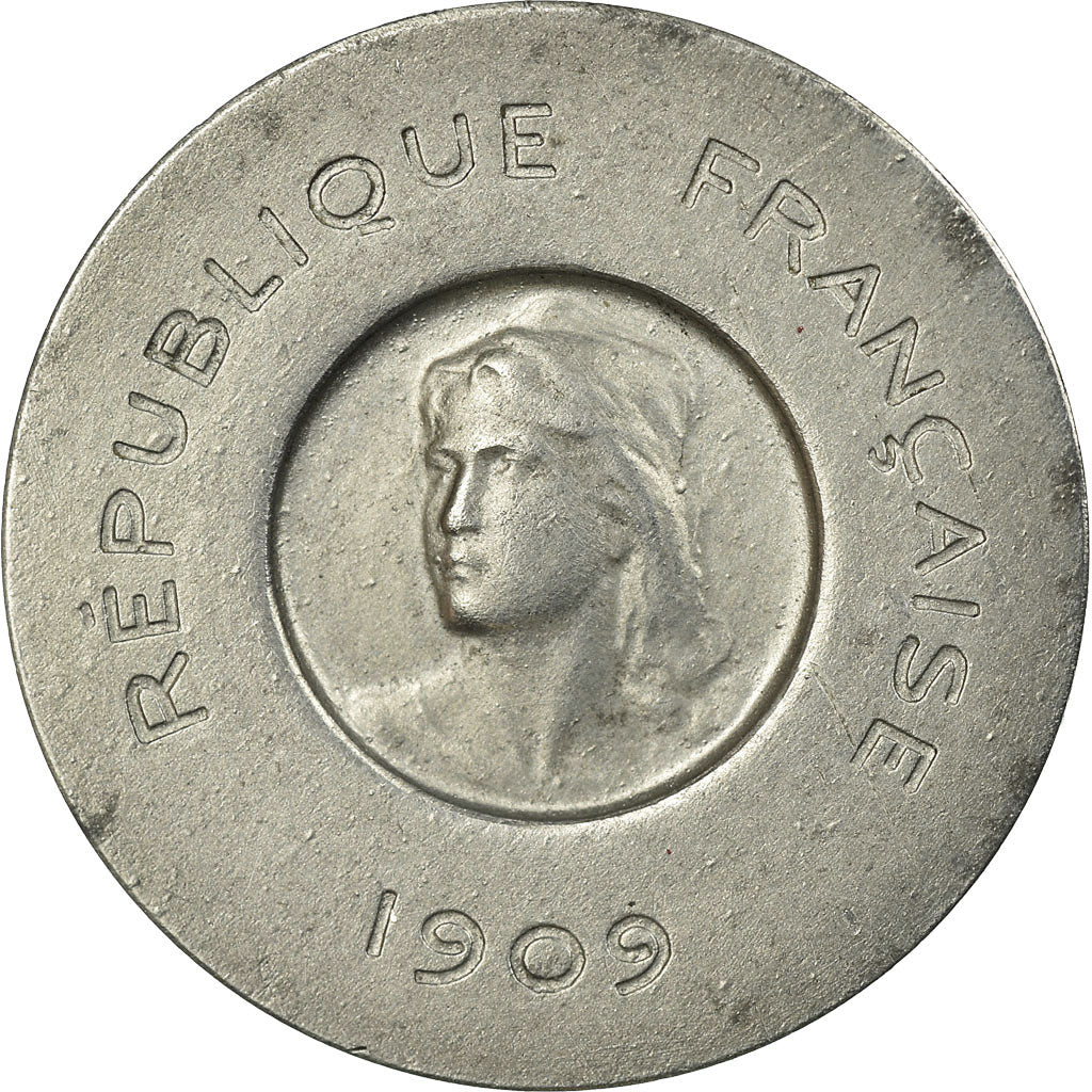 Monnaie, France, François Rude, 10 Centimes, 1909, ESSAI, SUP, Aluminium