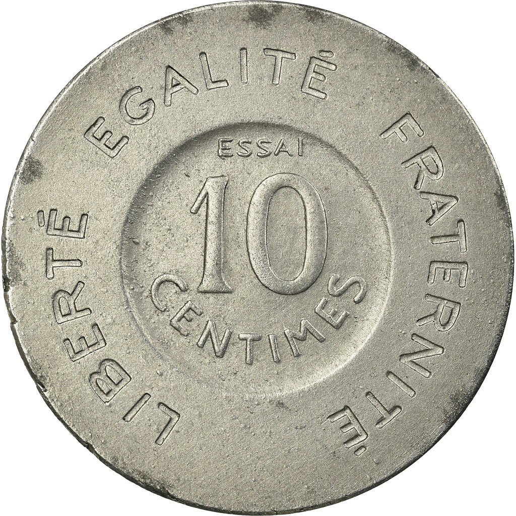 Monnaie, France, François Rude, 10 Centimes, 1909, ESSAI, SUP, Aluminium