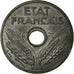 Coin, France, État français, 20 Centimes, 1941, ESSAI, MS(60-62), Zinc