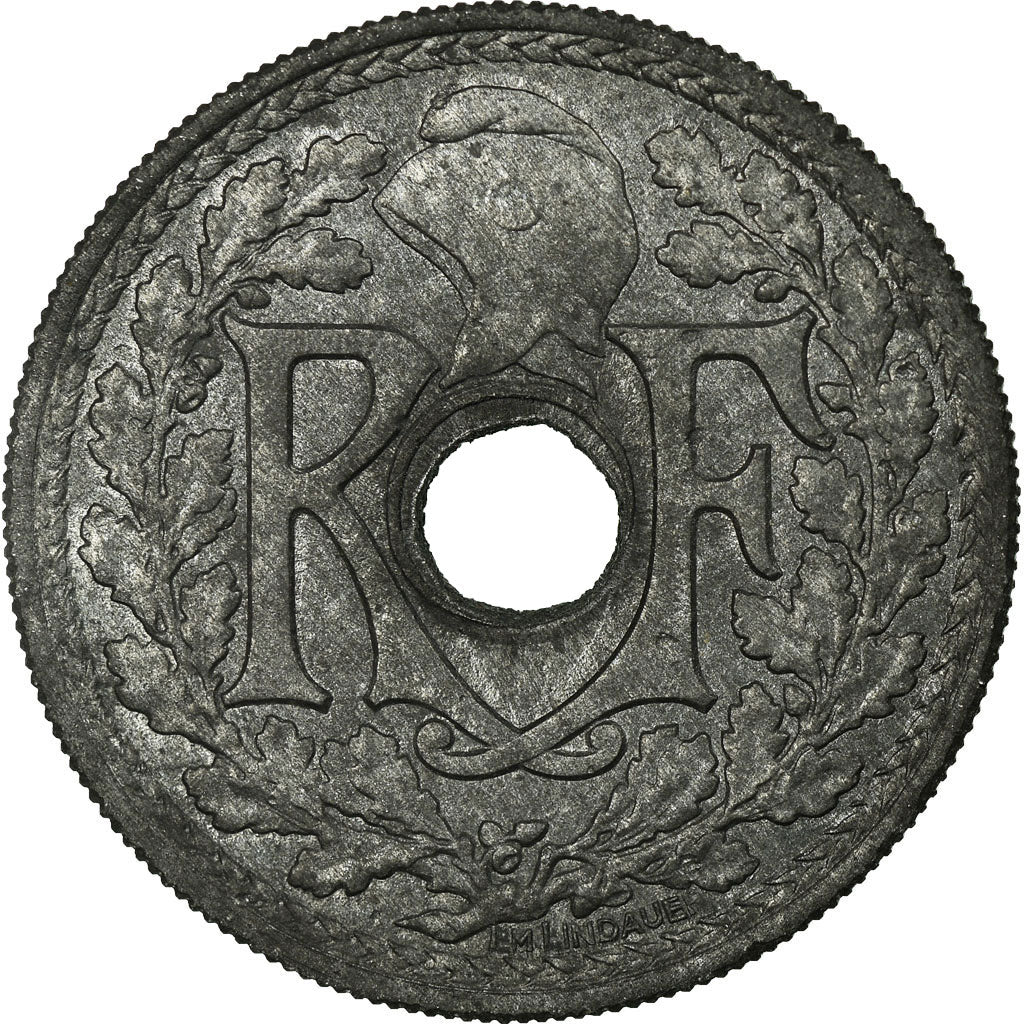 Moneta, Francia, Lindauer, 20 Centimes, 1945, ESSAI, SPL-, Zinco, KM:E88