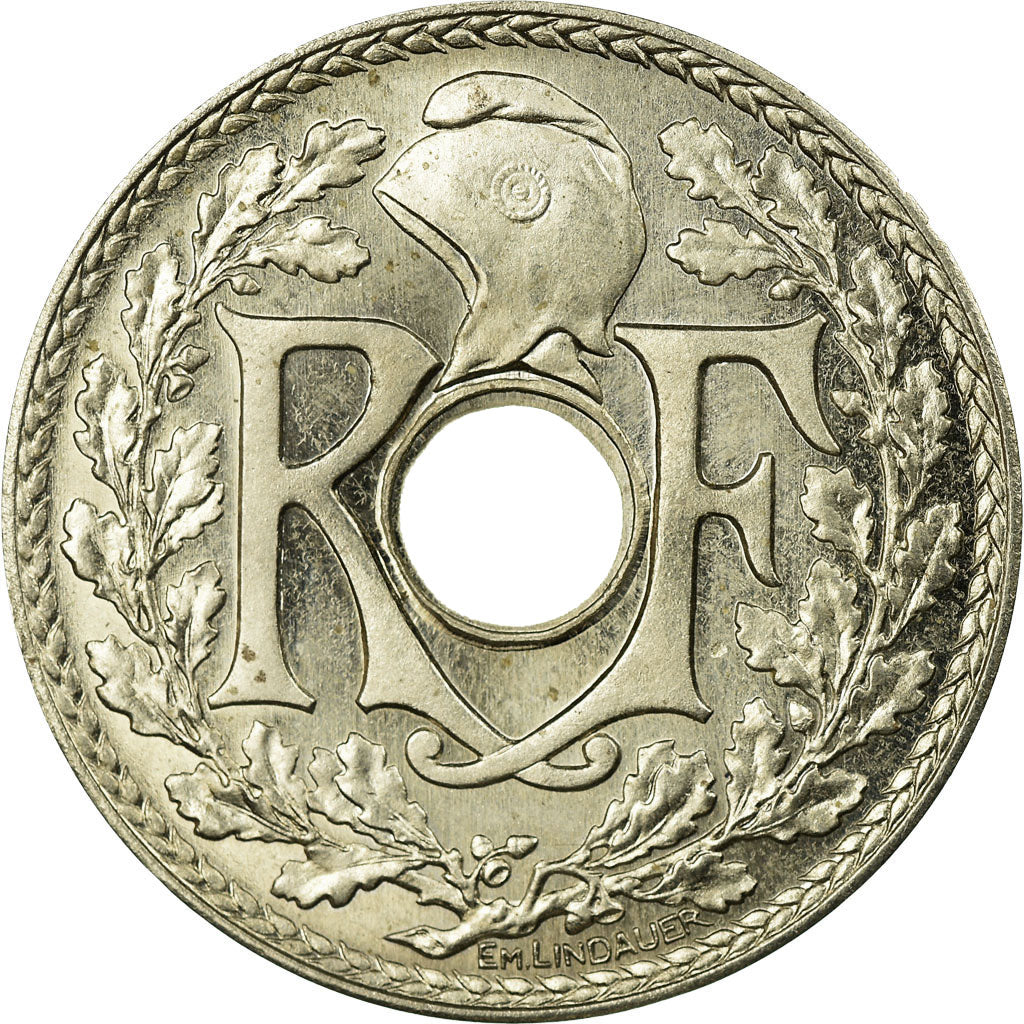 Coin, France, Lindauer, 25 Centimes, 1914, ESSAI, MS(63), Nickel, KM:E44