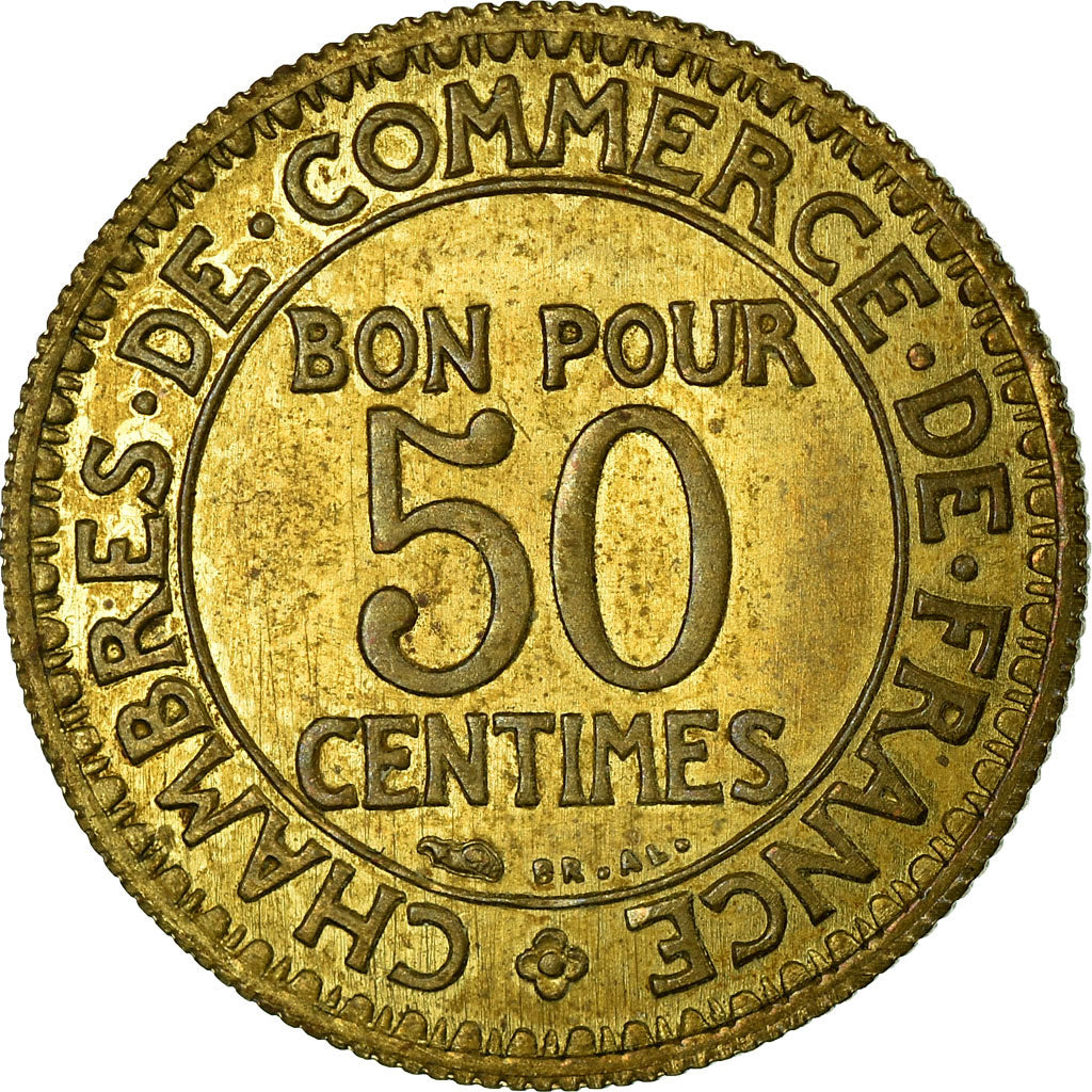 Moneta, Francia, Chambre de commerce, 50 Centimes, 1920, ESSAI, SPL-