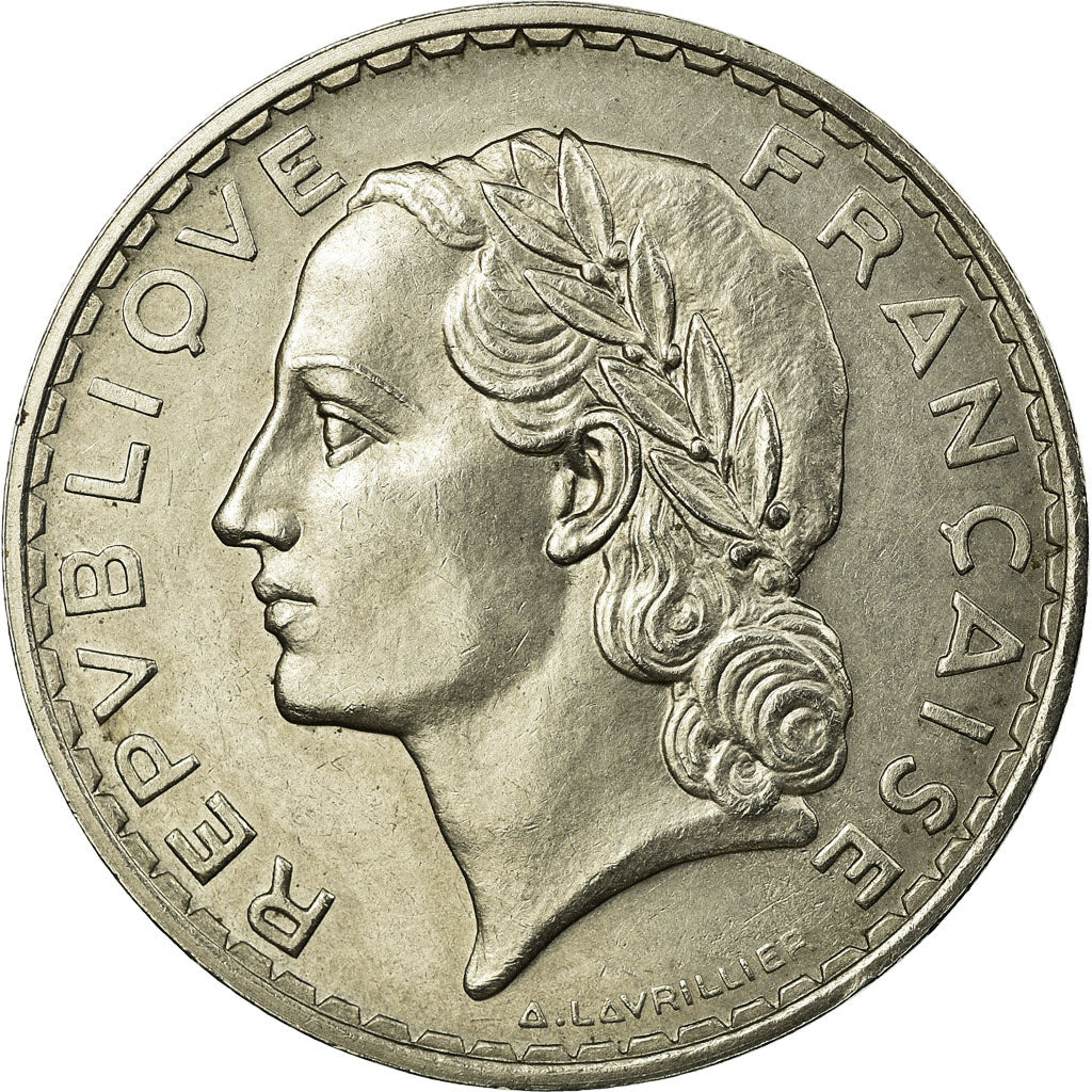 Monnaie, France, Lavrillier, 5 Francs, 1933, ESSAI, SUP+, Nickel, Gadoury:760