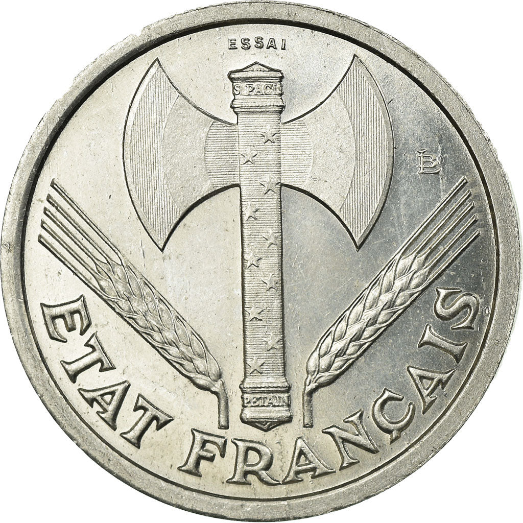 Monnaie, France, Bazor, Franc, 1942, ESSAI, SPL, Aluminium, Gadoury:471, KM:E83