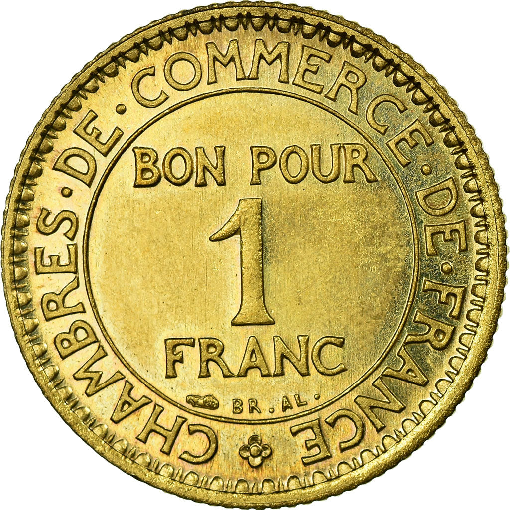 Coin, France, Chambre de commerce, Franc, 1920, Paris, ESSAI, MS(63)